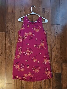 Maurices Magenta Floral Sundress